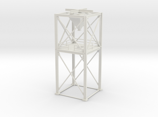 S Scale' - 16'x16' Loadout Structure in White Natural Versatile Plastic