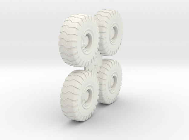 Grove RT745 Crane Tires in White Natural Versatile Plastic