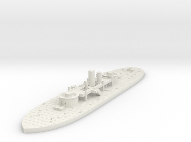 1/600 USS Agamenticus in White Natural Versatile Plastic