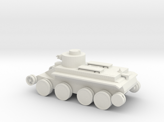 1/48 Scale T3 Medium Tank in White Natural Versatile Plastic
