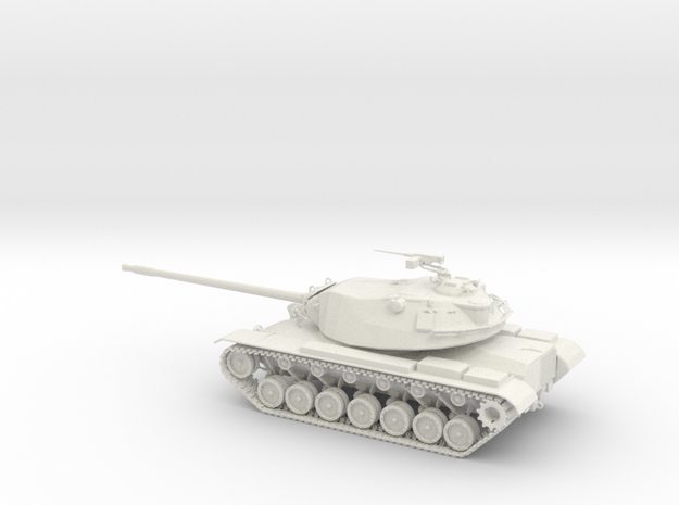 1/72 Scale M103 Heavy Tank in White Natural Versatile Plastic