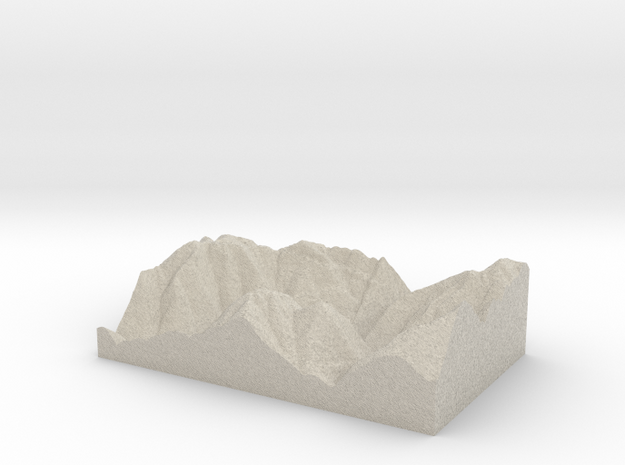Model of Briceburg in Natural Sandstone