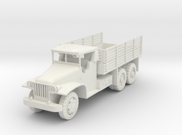 O Scale Stake Bed Truck in White Natural Versatile Plastic