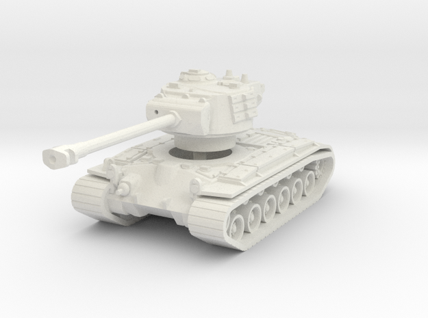 T-26E5 Pershing (no skirts) 1/56 in White Natural Versatile Plastic