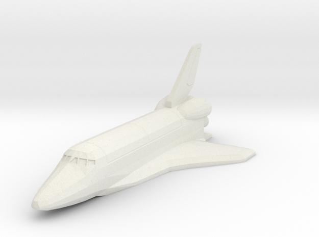 Space Shuttle spacecraft in White Natural Versatile Plastic