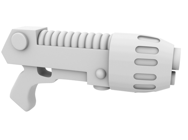 Plasma Pistol Sprue x10  in Tan Fine Detail Plastic