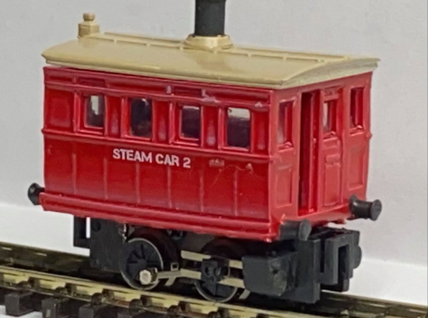 VR N Scale Rowan Steam Car 2 in Smooth Fine Detail Plastic
