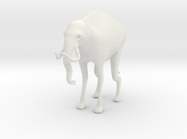 Monster Elephant Limited Edition in White Natural Versatile Plastic