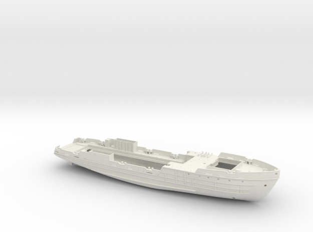 Supplier NVG6, Hull (1:100, RC) in White Natural Versatile Plastic