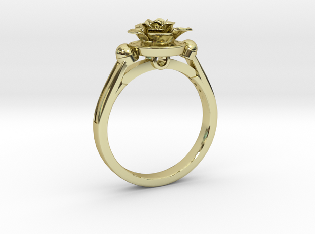Flower Ring 45 in 18K Yellow Gold