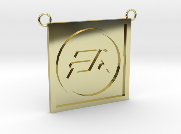 EA Games Electronic Arts Pendant in 18K Yellow Gold