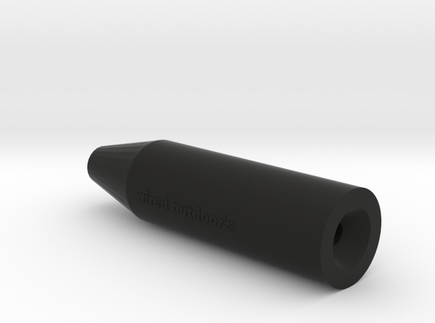 Air Rifle Sound Suppressor 11mm in Black Natural Versatile Plastic