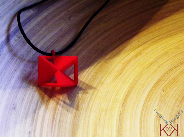 "Trianxagon" in Red Processed Versatile Plastic