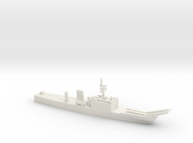 Newport-class LST w/o floats, 1/1250 in White Natural Versatile Plastic