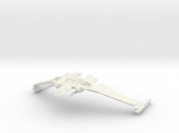 Romulan V-30 Winged Defender cruise mode in White Natural Versatile Plastic