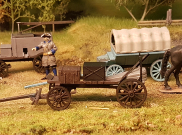 Carolean Field Forge Wagon in Smooth Fine Detail Plastic: 1:56