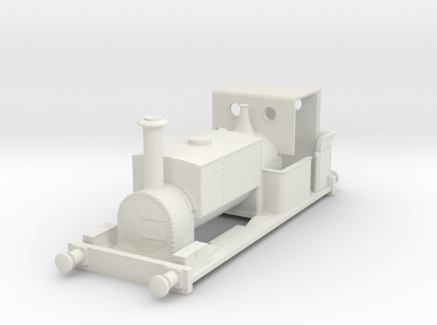 b-87-selsey-mw-0-6-0st-morous-loco in White Natural Versatile Plastic