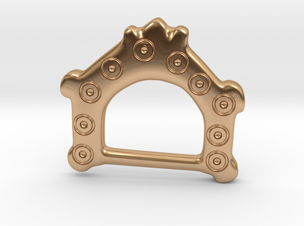 Ring-and-dot Buckle from Bracon Ash in Polished Bronze