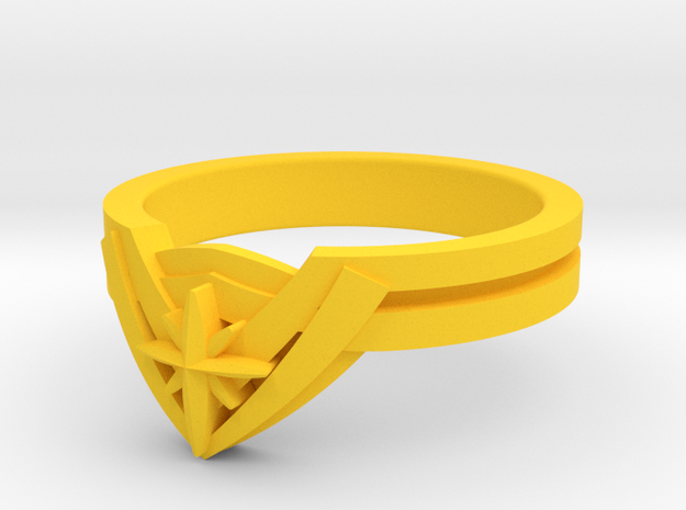 New WW Tiara Ring in Yellow Processed Versatile Plastic: 5 / 49