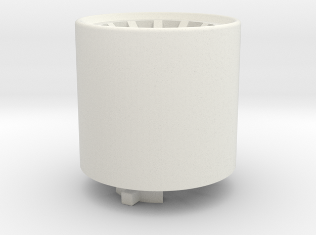 Plug Style 5 in White Natural Versatile Plastic
