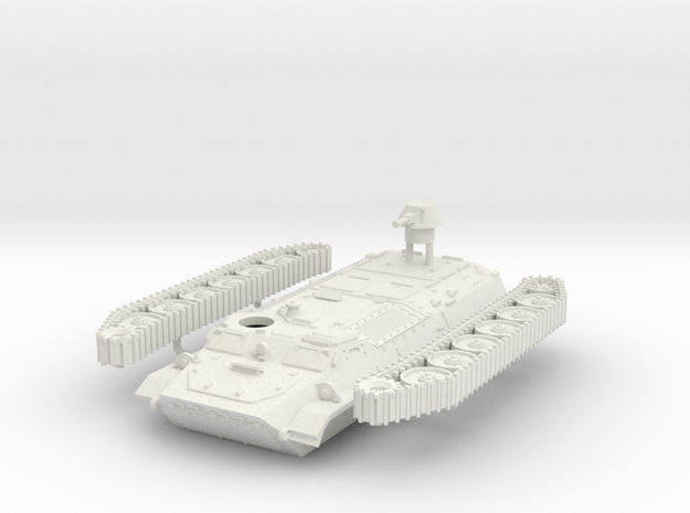 MT-LB Soviet multi-role amphibious Scale: 1:55 in White Natural Versatile Plastic