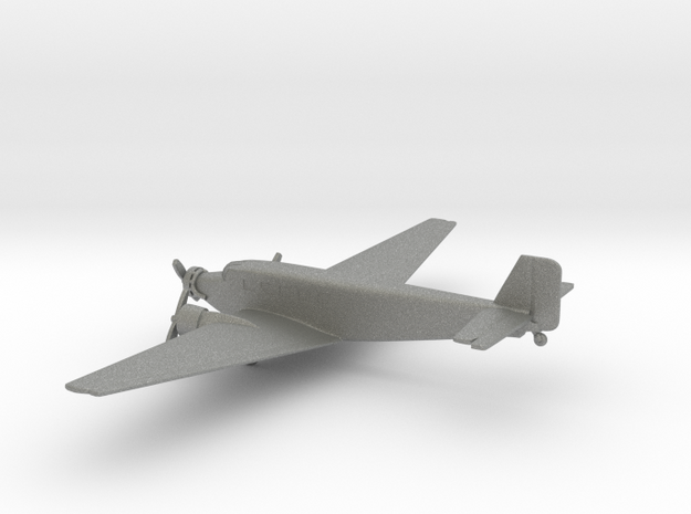 Junkers Ju 52 Iron Annie in Gray PA12: 6mm