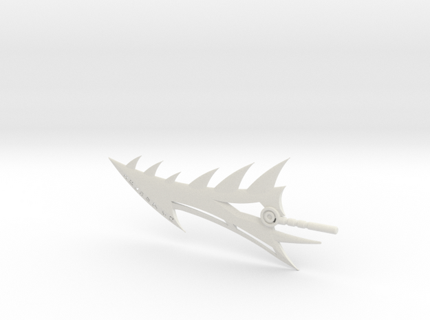 Age of Extinction Grimlock Spinal Sword in White Natural Versatile Plastic