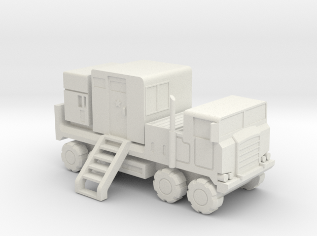 Pershing 1-A PTS/PS Truck - 1:285 scale, With back in White Natural Versatile Plastic