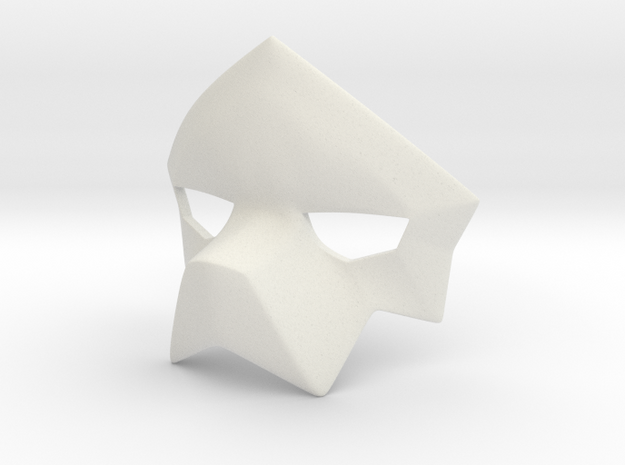 Puro's Mask (solid) in White Natural Versatile Plastic
