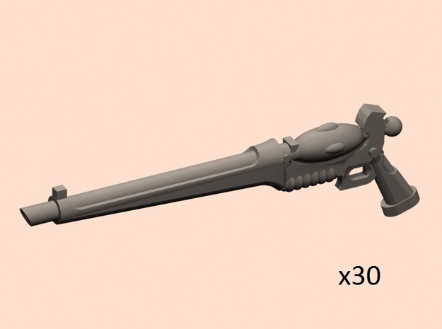 28mm Space evil elf shatter rifle in Tan Fine Detail Plastic