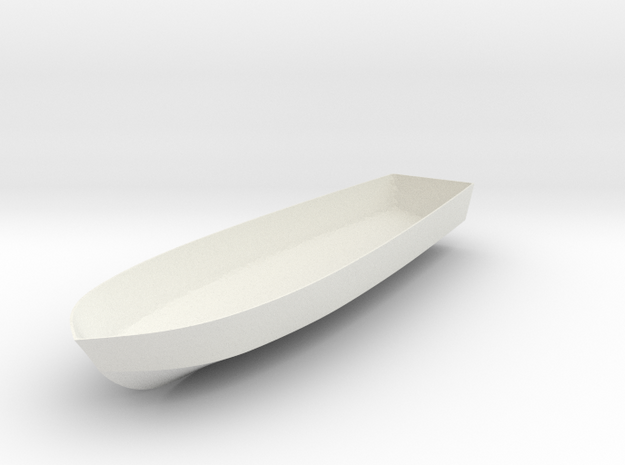 1/72 Scale Elco 77 foot PT Boat Hull in White Natural Versatile Plastic