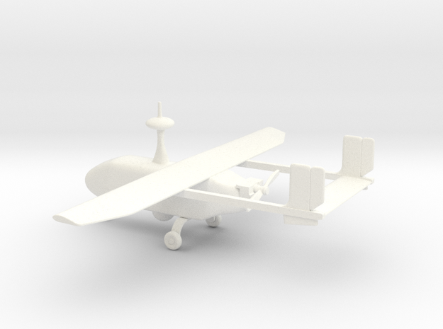 UAV Pegasus II - Scale 1:48 in White Processed Versatile Plastic