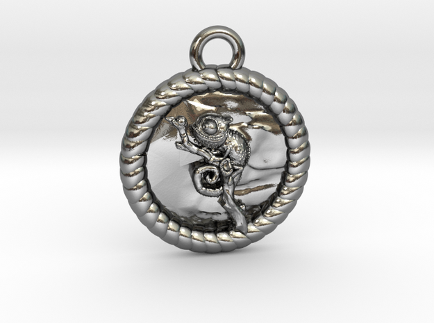 Rope-Seil-Chameleon-4l in Polished Silver