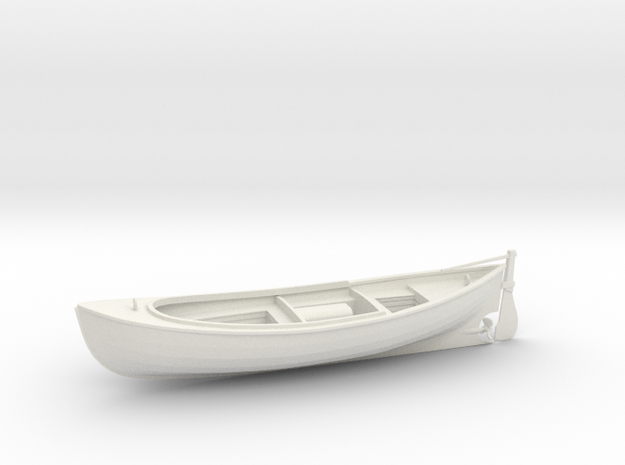1/48 USN 26-foot Motor whaleboat v2 in White Natural Versatile Plastic