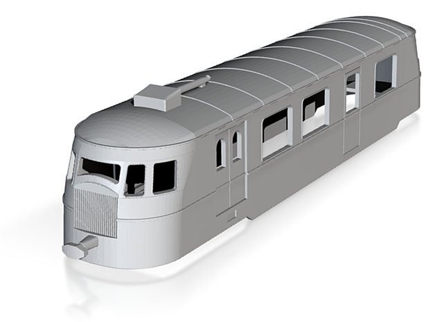 bl120fs-a80d1-railcar in Tan Fine Detail Plastic