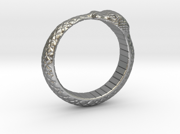 Ouroboros Ring in Natural Silver: 10.5 / 62.75