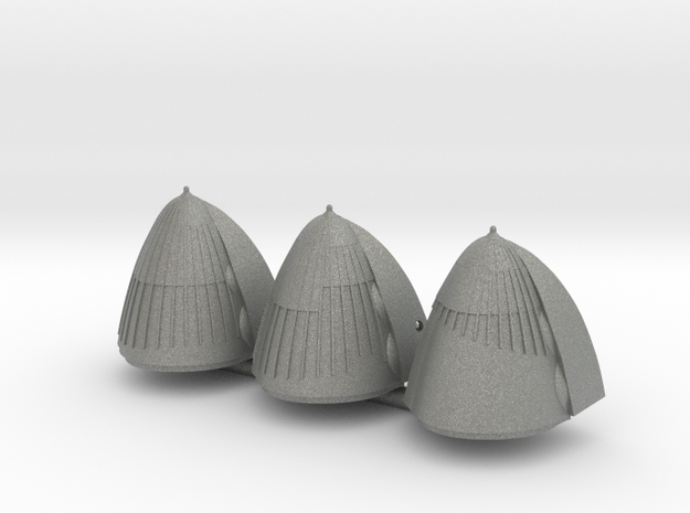 Nobile N Series Nose Cone Set 1:700 scale in Gray PA12