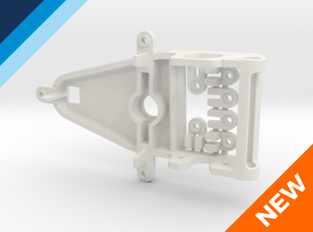 Sidewinder Small Can motor mount in White Natural Versatile Plastic