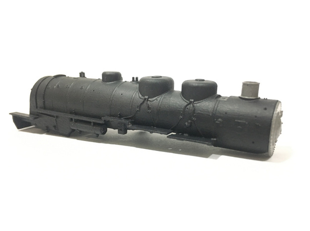 AT&SF 4-8-2 Boiler Shell (N-Scale) in Tan Fine Detail Plastic