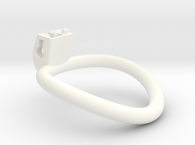 Cherry Keeper Ring - 54mm +4° in White Processed Versatile Plastic