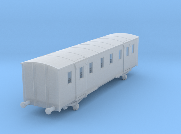 o-160fs-sncf-night-ferry-passenger-baggage-van in Smooth Fine Detail Plastic