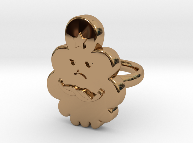 Lumpy Space Princess Ring (Small) in Polished Brass
