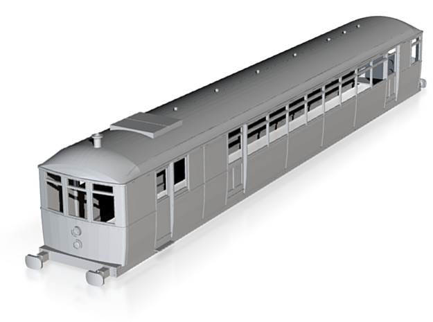 o-76fs-lms-sentinel-railcar-rigid1 in Tan Fine Detail Plastic