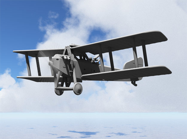 Armstrong-Whitworth F.K.8 (early, multiscale) in Gray PA12: 1:144
