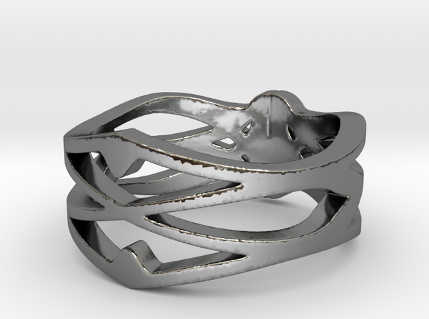 My Awesome Ring Design Ring Size 10 in Fine Detail Polished Silver
