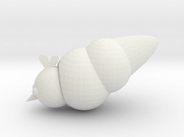 Shellbirds Earphone cover Box in White Natural Versatile Plastic