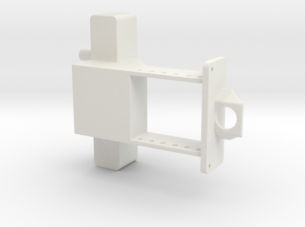 Custom Front wieght bracket for pulling tractor in White Natural Versatile Plastic