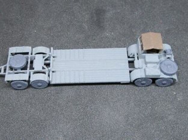 1/120 trailer for German tank recovery in White Natural Versatile Plastic
