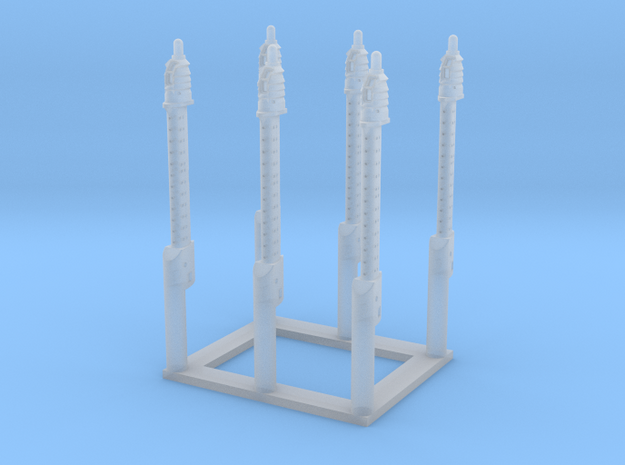 Universal Modular Mast, 1/144 scale in Smooth Fine Detail Plastic