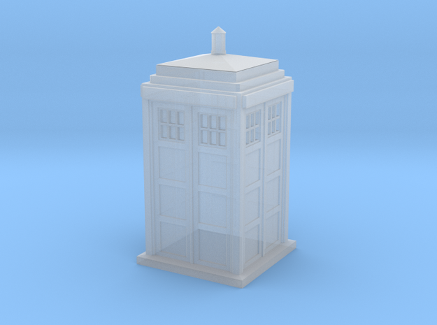 Tardis HO/OO scale in Smoothest Fine Detail Plastic